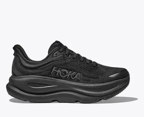 HOKA 1162014 WOMENS BONDI 9 WIDE BLACK/BLACK