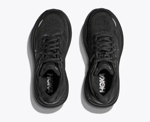 HOKA 1162014 WOMENS BONDI 9 WIDE BLACK/BLACK