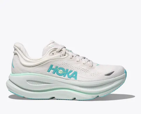 HOKA W BONDI 9 1162012 FROST/CIELO BLUE