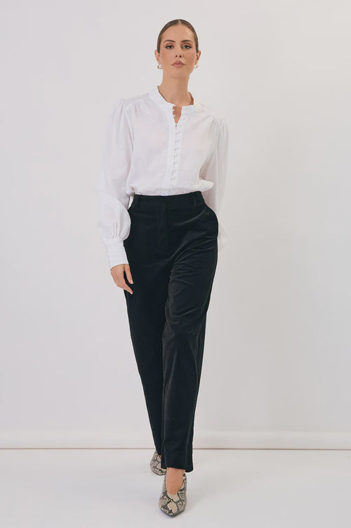 ADORNE AJD1966 LULU VELVET PANT BLACK