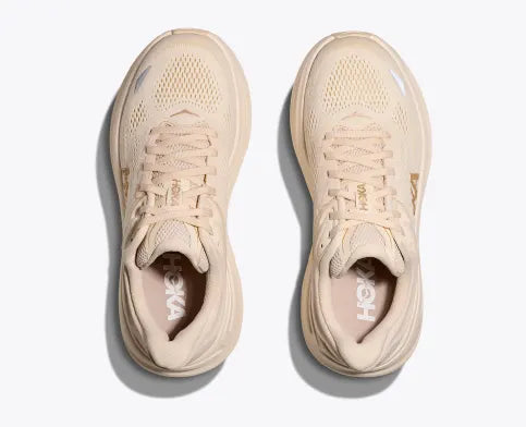 HOKA WOMENS BONDI 9 VANILLA/BIRCH