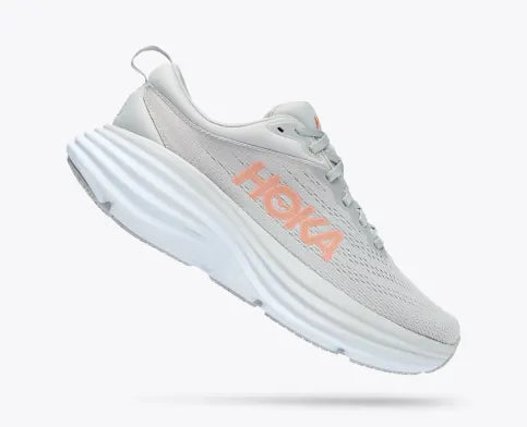 HOKA W BONDI 8 HARBOUR MIST LUNAR ROCK