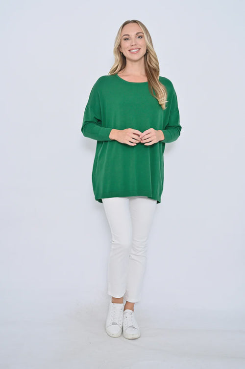 CALI & CO JUMPER CA132 GREEN