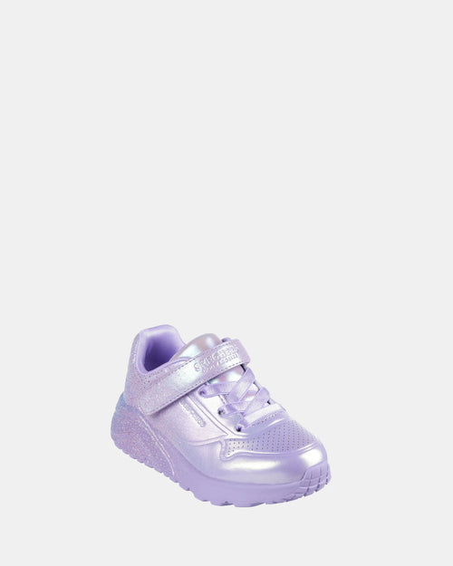 SKECHERS UNO LITE 310394N METALLIC SPARKLE LAVENDER