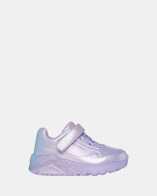 SKECHERS UNO LITE 310394N METALLIC SPARKLE LAVENDER