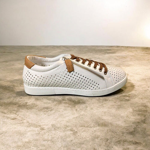 RILASSARE TEMPLE WHITE/COGNAC