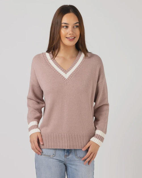 STELLA & GEMMA JIMMY JUMPER COCONUT ICE SG25AW635